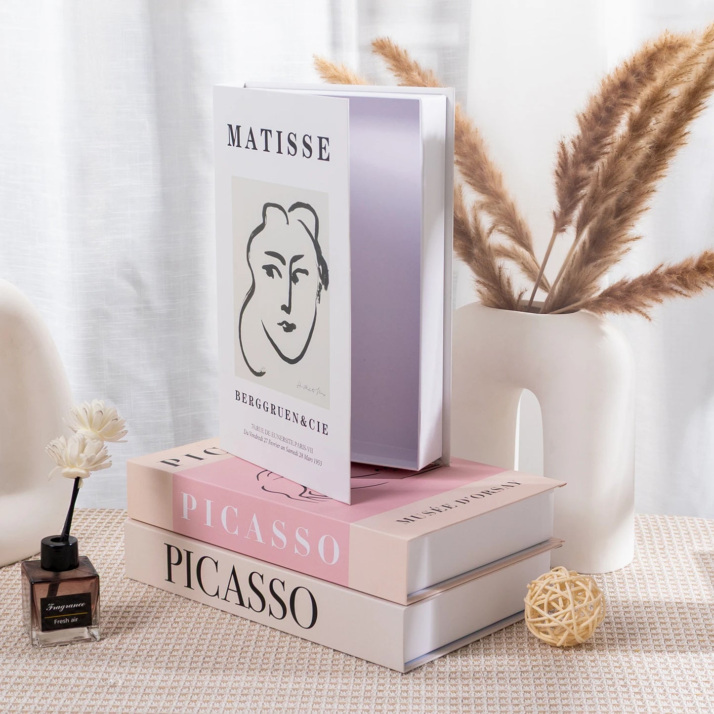 Minimalist Decorative Books β Japandi Style Home Decor