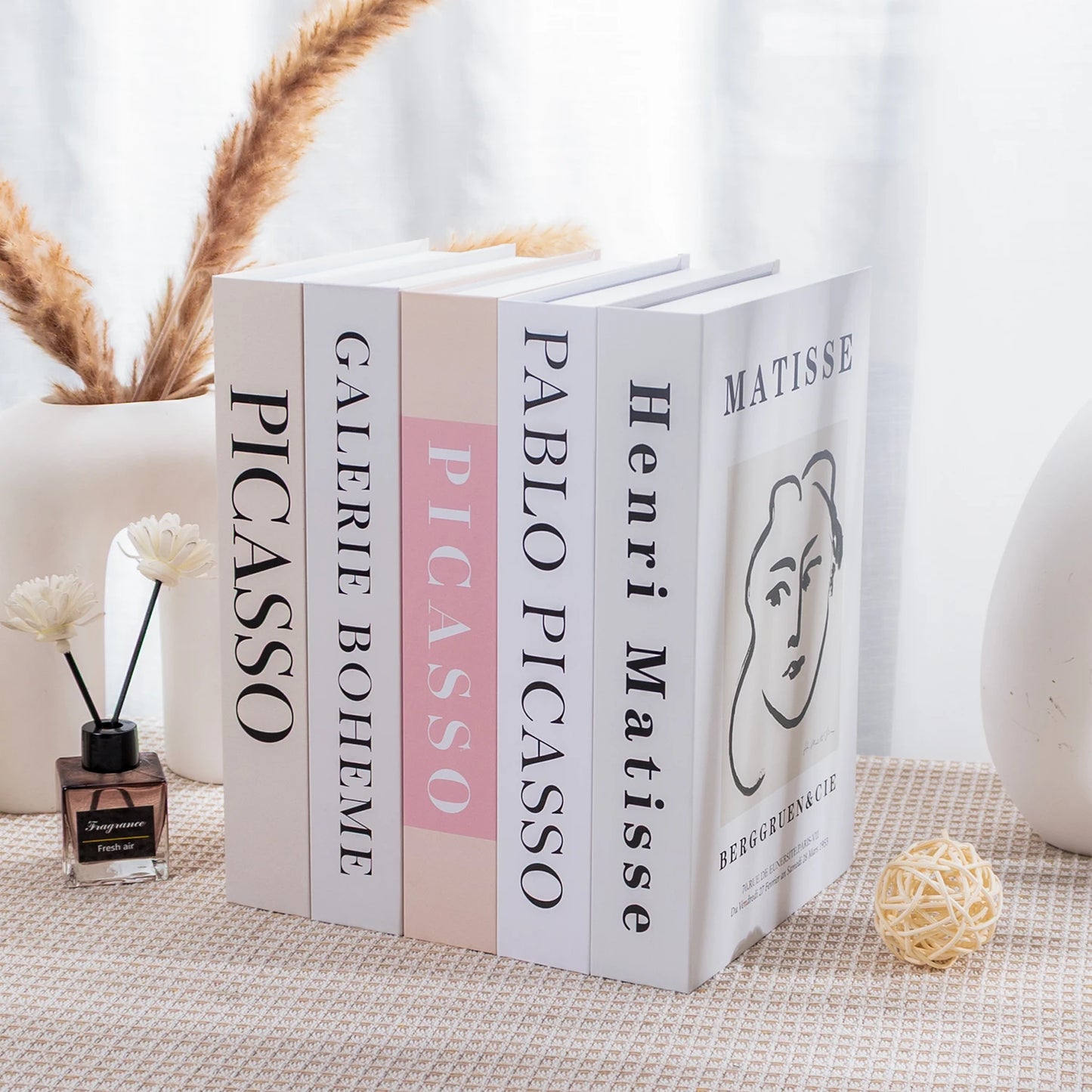 Minimalist Decorative Books – Japandi Style Home Decor