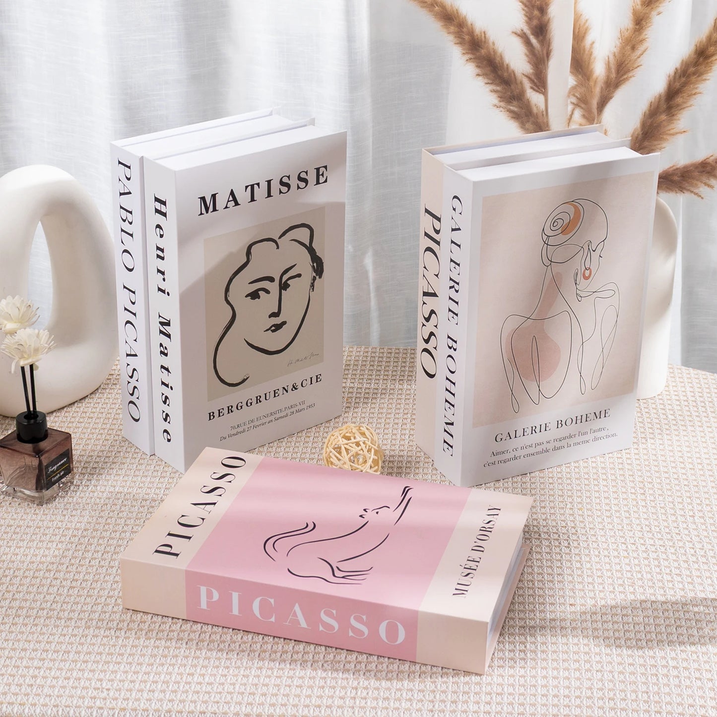 Minimalist Decorative Books – Japandi Style Home Decor