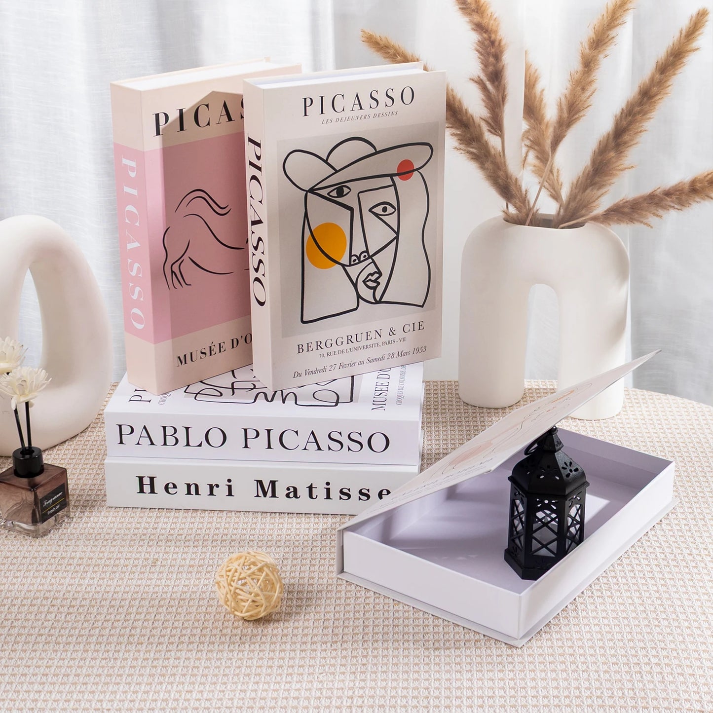 Minimalist Decorative Books – Japandi Style Home Decor