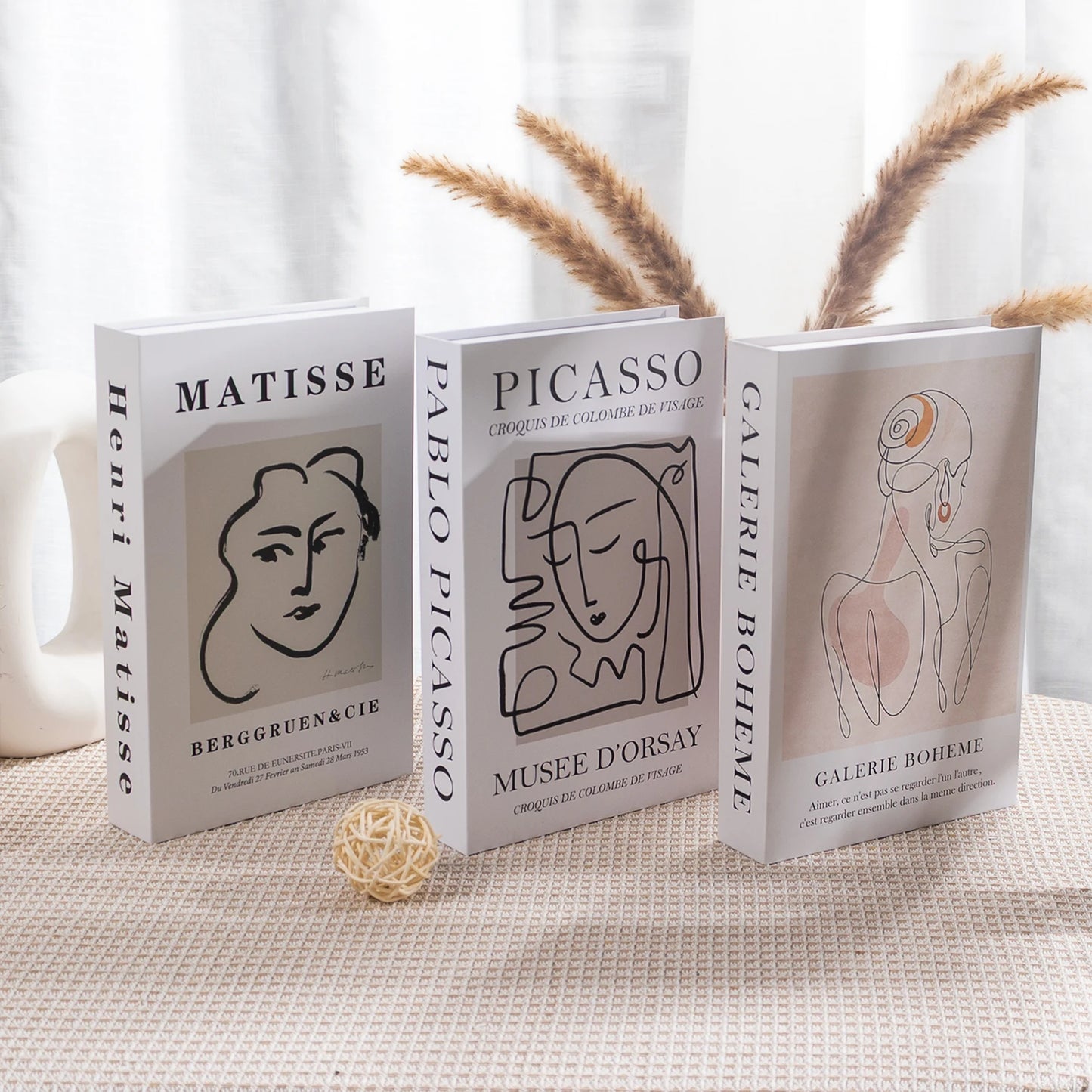 Minimalist Decorative Books – Japandi Style Home Decor